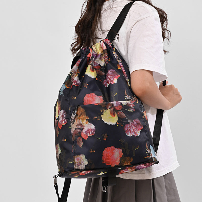 Ethnic Style Drawstring Shoulder Bag
