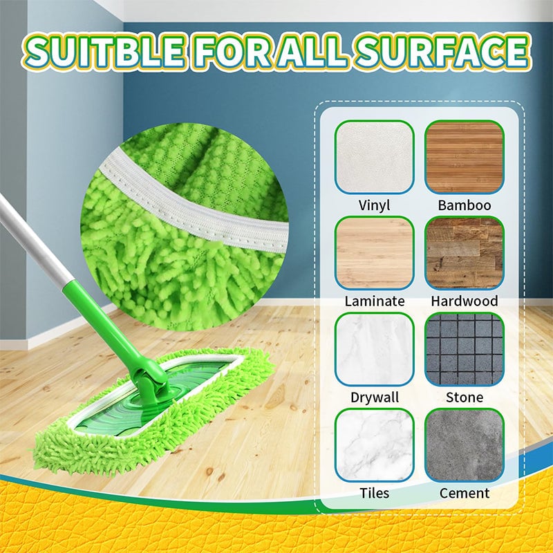 upsell-Chenille Mop Refill Pads for Home Use – Replacement Mop Heads for Floor Cleaning