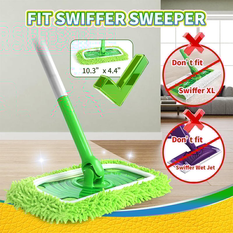 upsell-Chenille Mop Refill Pads for Home Use – Replacement Mop Heads for Floor Cleaning