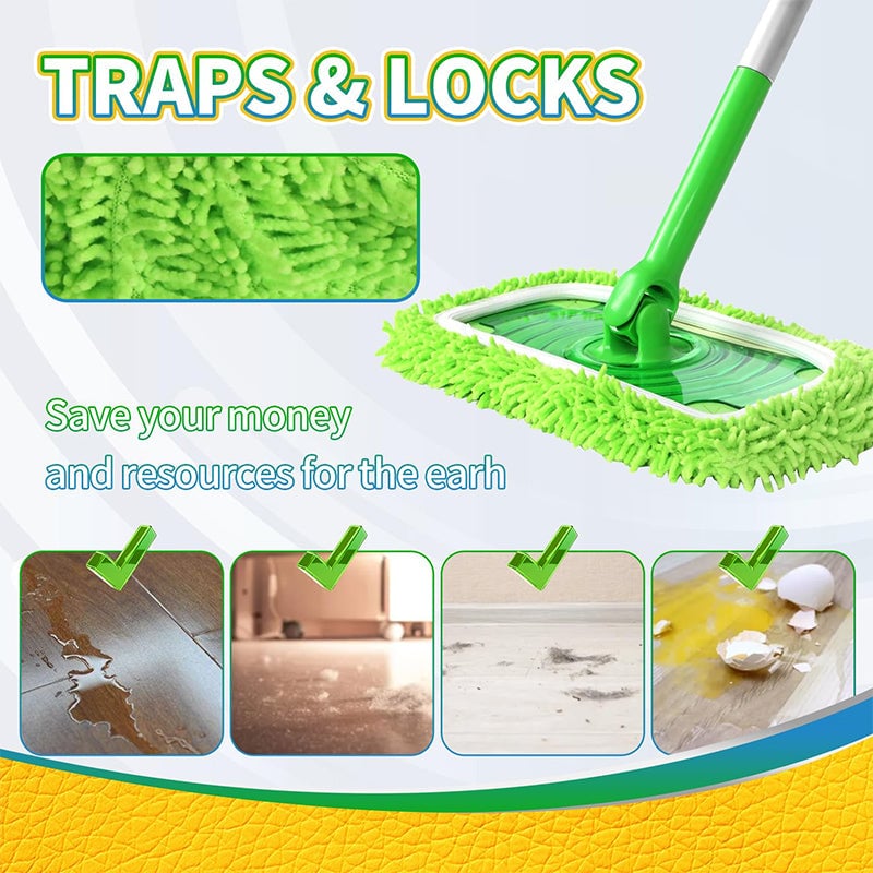 upsell-Chenille Mop Refill Pads for Home Use – Replacement Mop Heads for Floor Cleaning